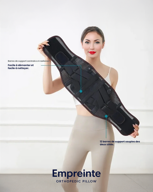 Ceinture Lombaire Chauffante Auto-Chauffante – Magnétothérapie & Tourmaline